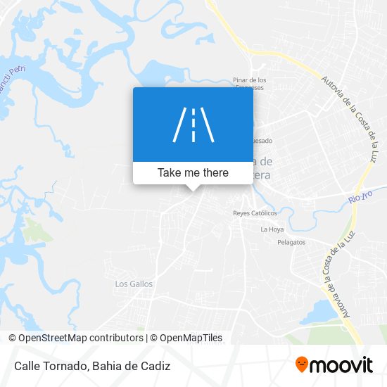 Calle Tornado map