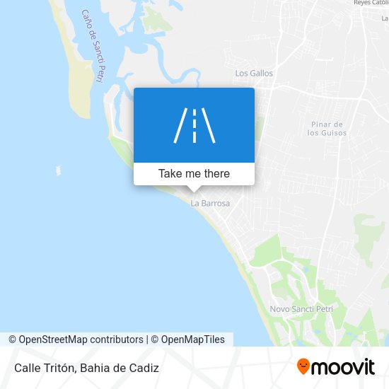 Calle Tritón map