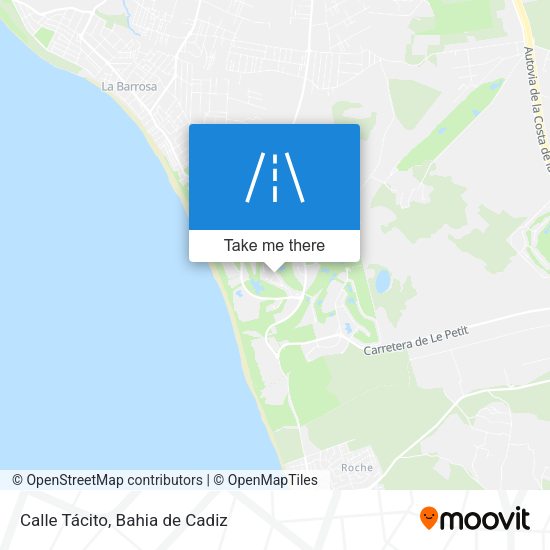 Calle Tácito map
