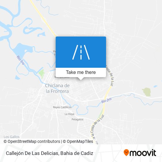 mapa Callejón De Las Delicias