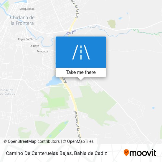 Camino De Canteruelas Bajas map