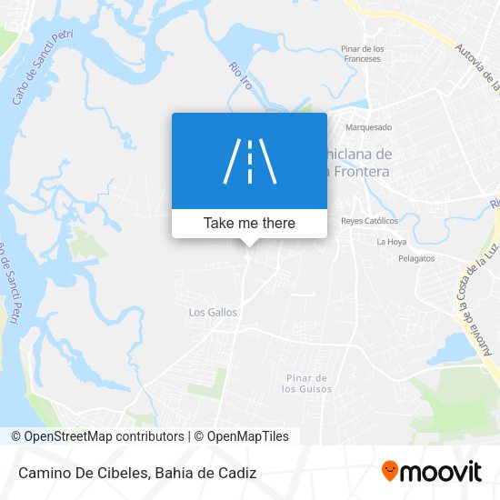 Camino De Cibeles map