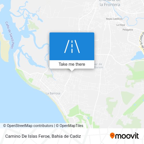 Camino De Islas Feroe map