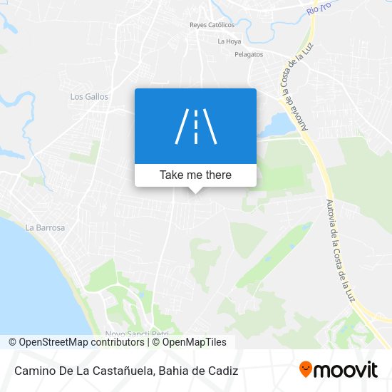 Camino De La Castañuela map