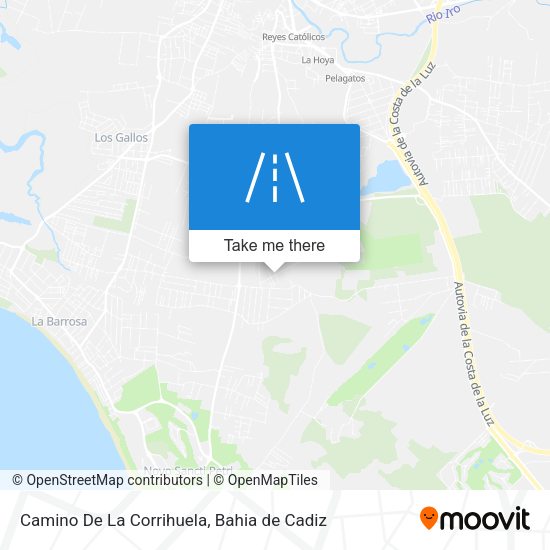 Camino De La Corrihuela map
