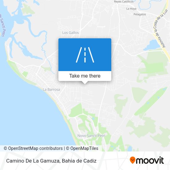 Camino De La Gamuza map