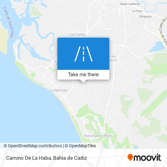 mapa Camino De La Haba