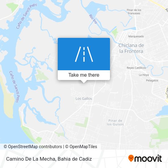 Camino De La Mecha map