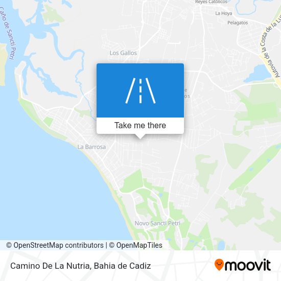 Camino De La Nutria map