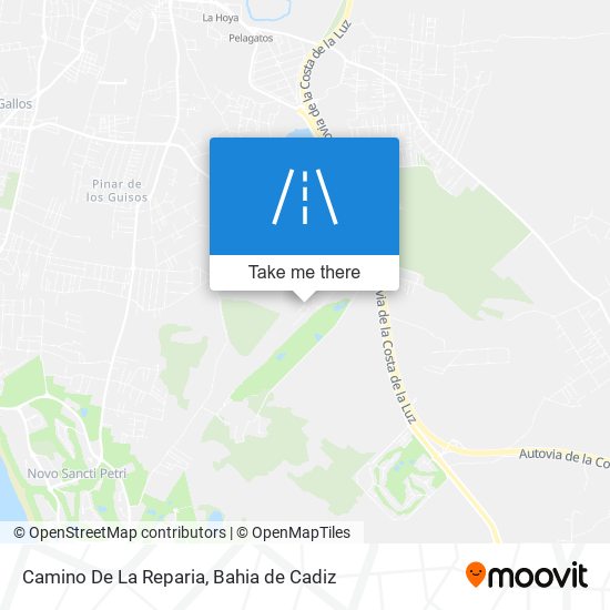 Camino De La Reparia map