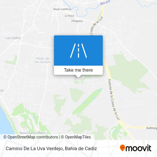 Camino De La Uva Verdejo map