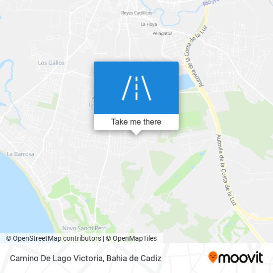 mapa Camino De Lago Victoria