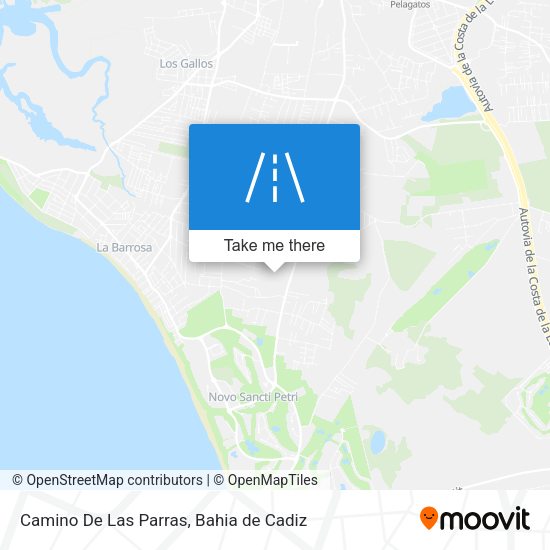 Camino De Las Parras map