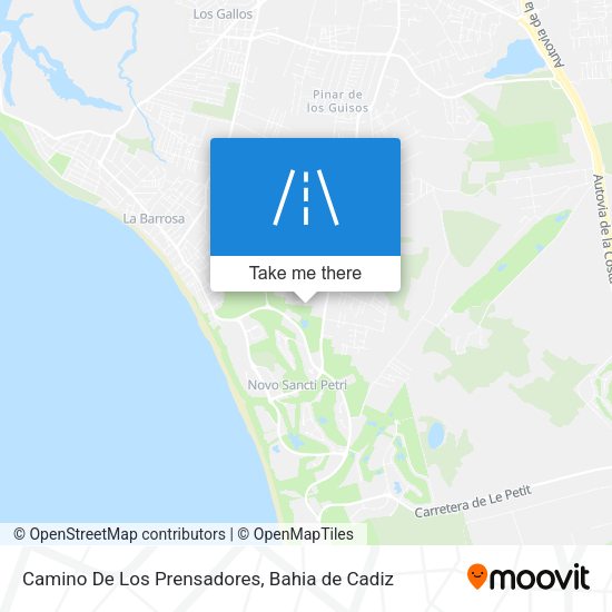 Camino De Los Prensadores map
