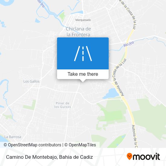 Camino De Montebajo map