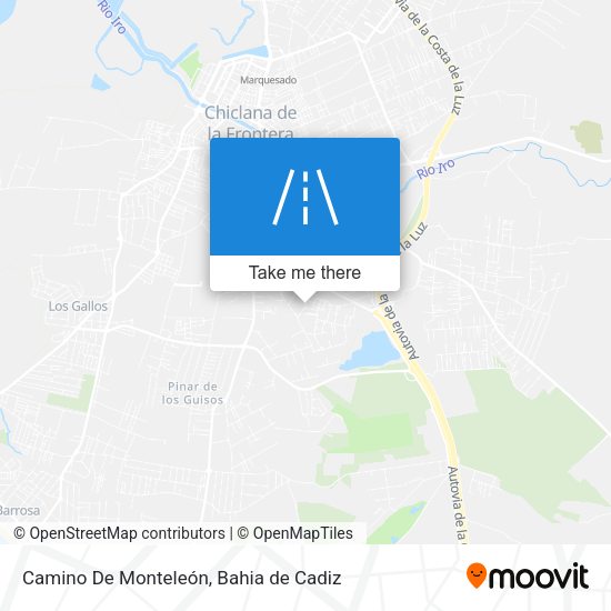 Camino De Monteleón map