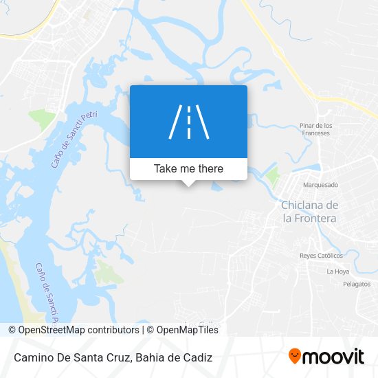 Camino De Santa Cruz map