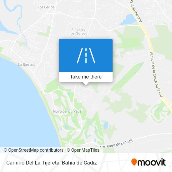Camino Del La Tijereta map