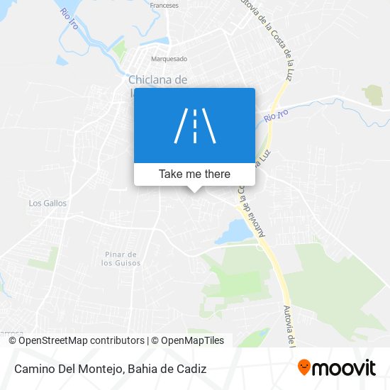 mapa Camino Del Montejo