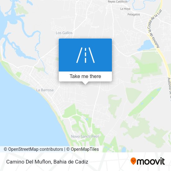 Camino Del Muflon map