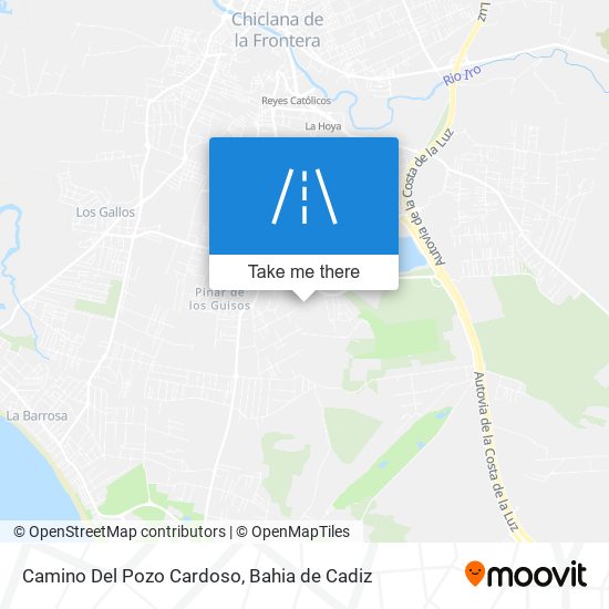 mapa Camino Del Pozo Cardoso