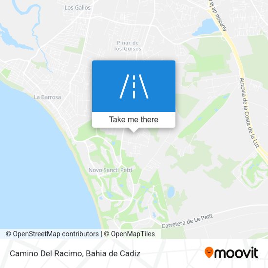 Camino Del Racimo map