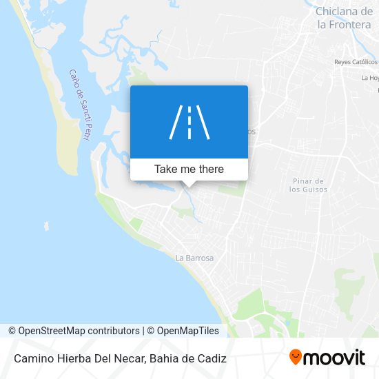 Camino Hierba Del Necar map