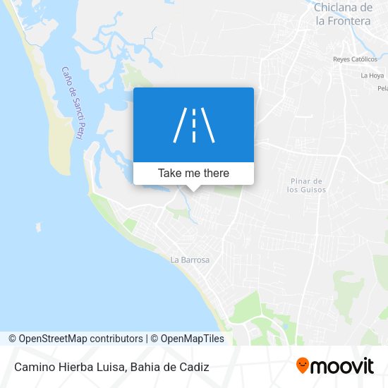 Camino Hierba Luisa map