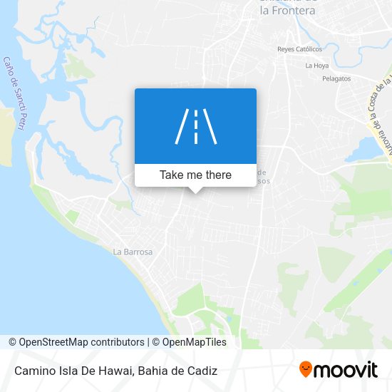 Camino Isla De Hawai map