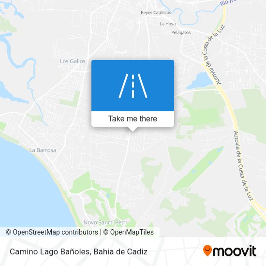 Camino Lago Bañoles map