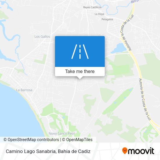 Camino Lago Sanabria map