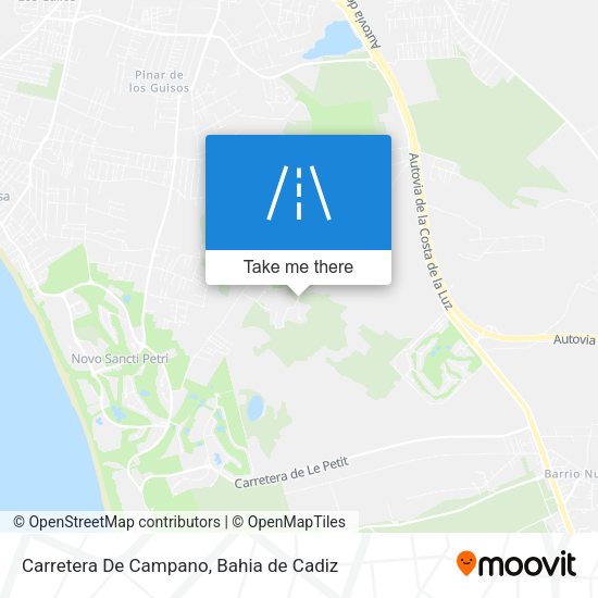 Carretera De Campano map