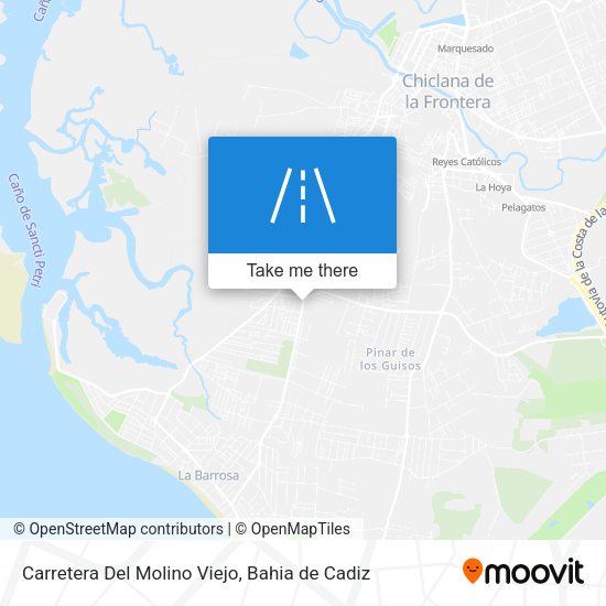Carretera Del Molino Viejo map
