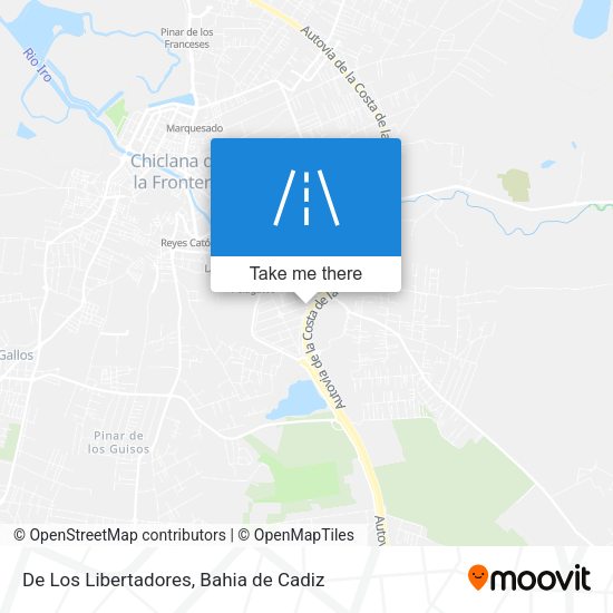 De Los Libertadores map