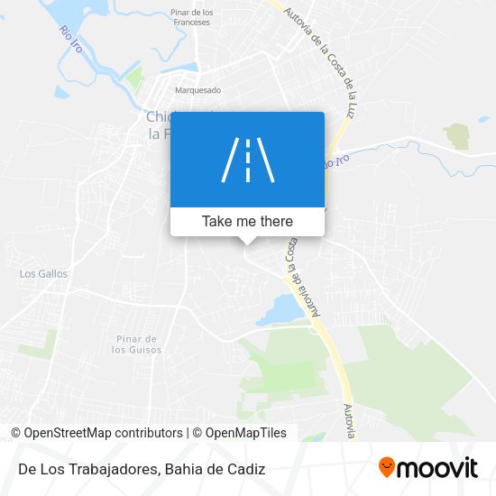 De Los Trabajadores map