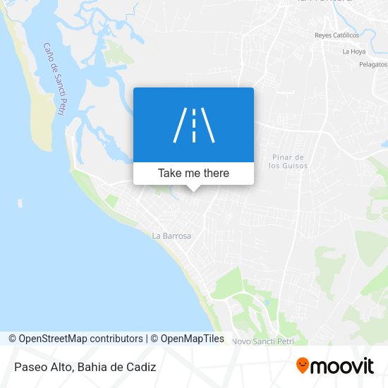 Paseo Alto map
