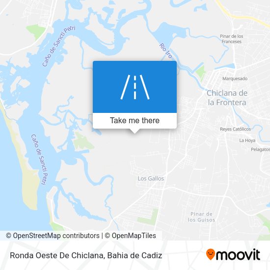 Ronda Oeste De Chiclana map