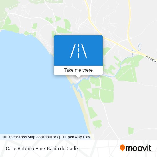 mapa Calle Antonio Pine