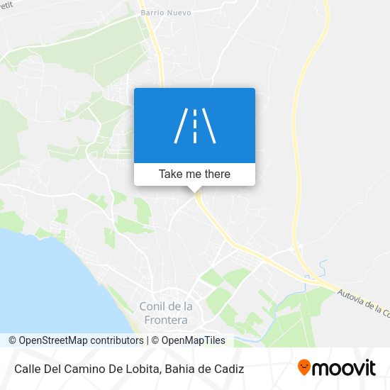 Calle Del Camino De Lobita map