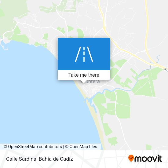 Calle Sardina map