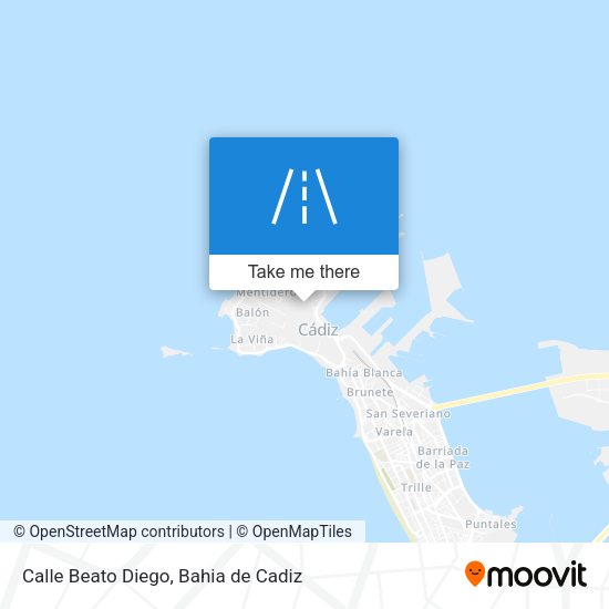Calle Beato Diego map