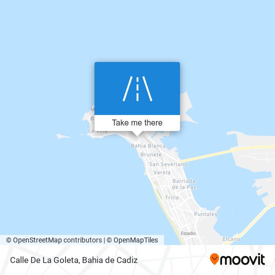 Calle De La Goleta map