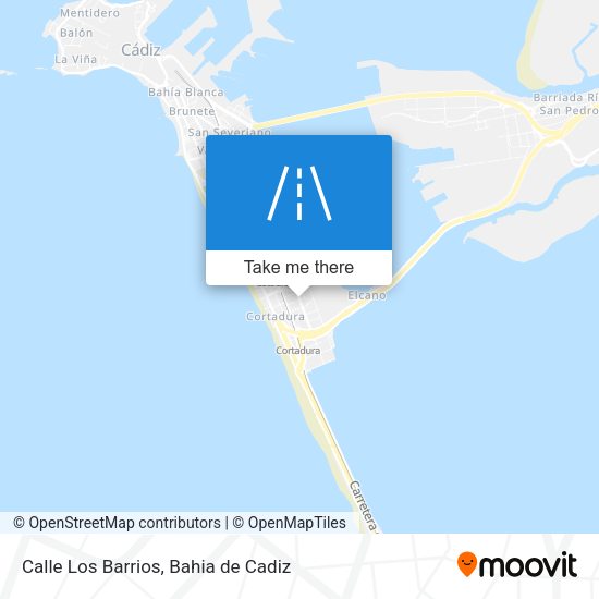 Calle Los Barrios map