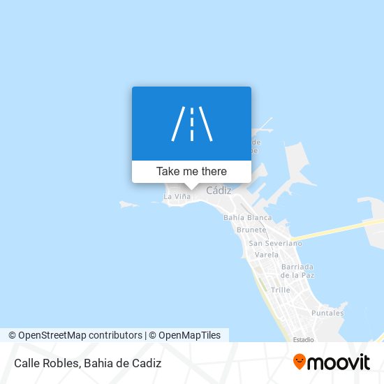 Calle Robles map
