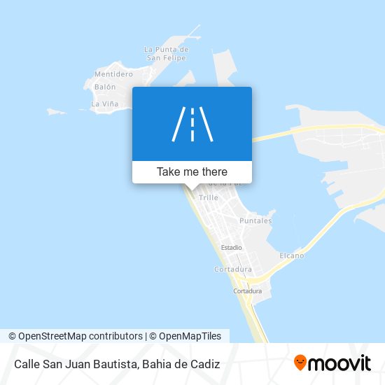 Calle San Juan Bautista map