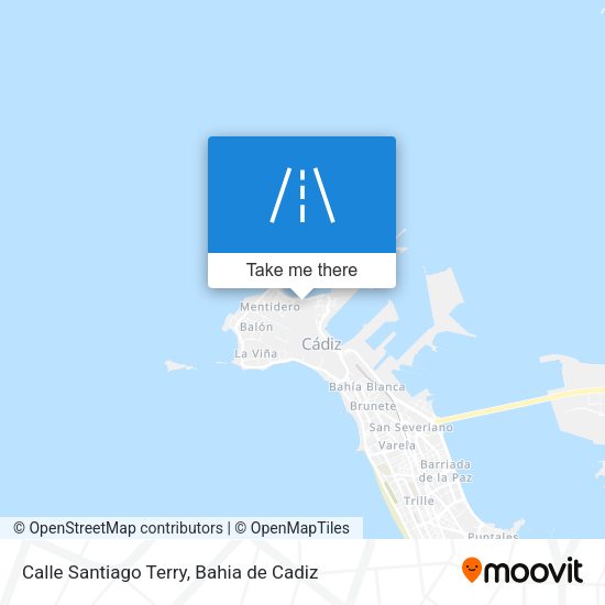 Calle Santiago Terry map