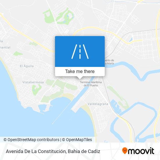 mapa Avenida De La Constitución