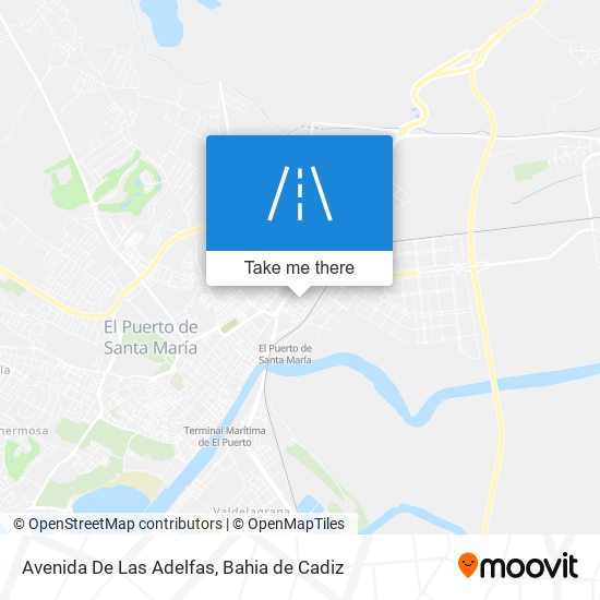mapa Avenida De Las Adelfas