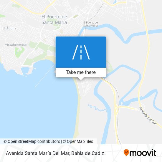 mapa Avenida Santa María Del Mar
