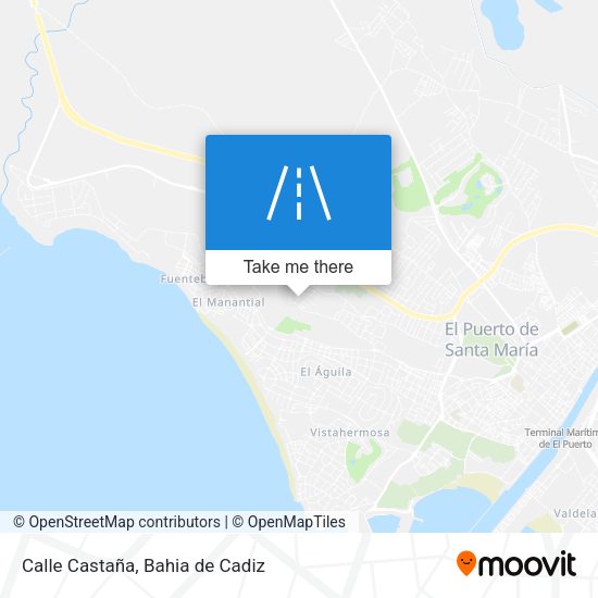 Calle Castaña map